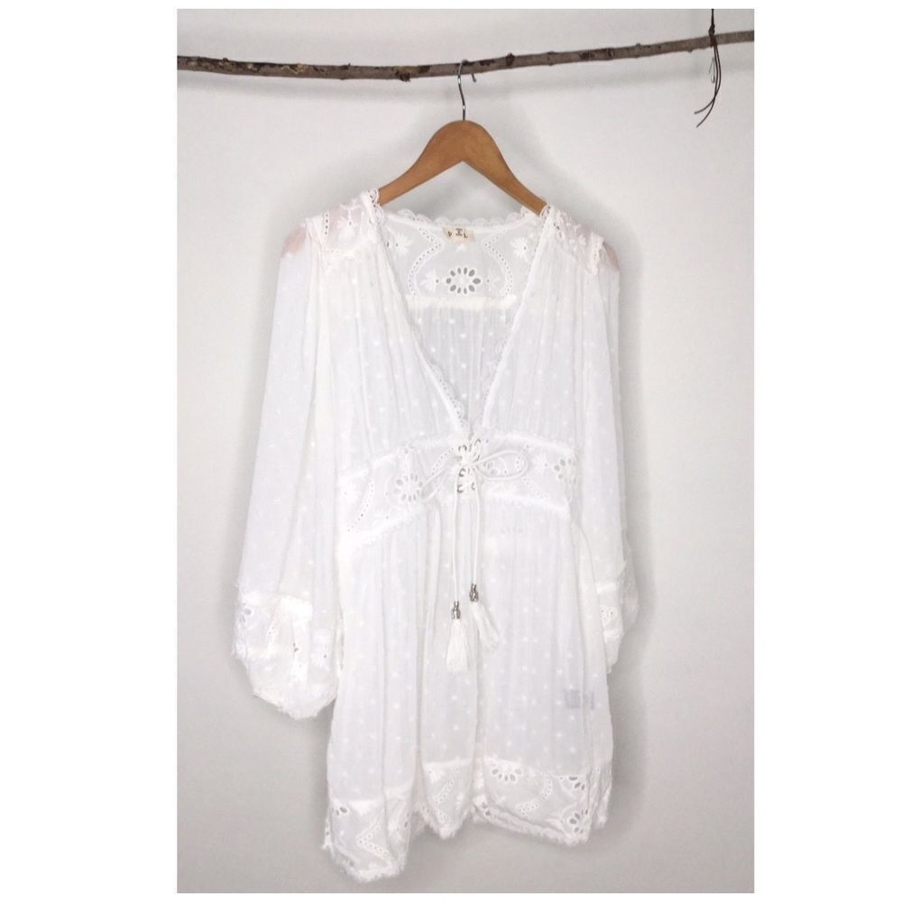 𝅺BABY  doll Tunic w/Lace Trim Detail - Picture 8 of 11